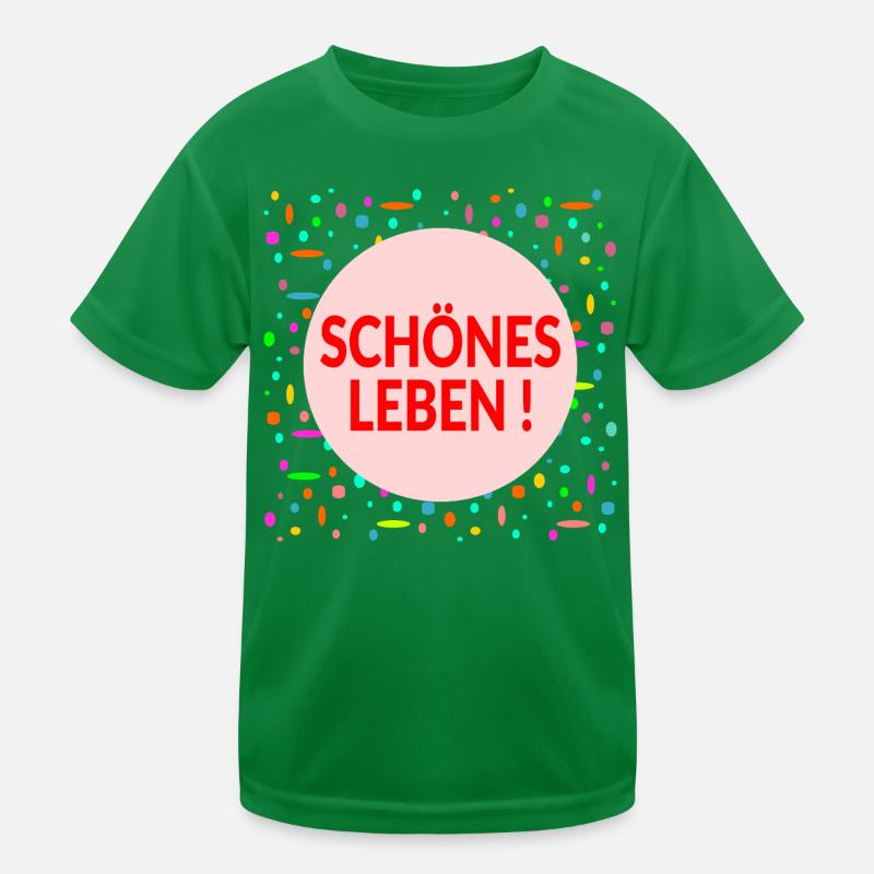Lebensplan Schönes Leben Kinder Funktions-T-Shirt