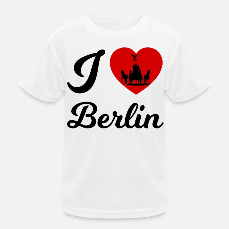 Silhouette du carrosse du cœur de Berlin T-shirt sport Enfant