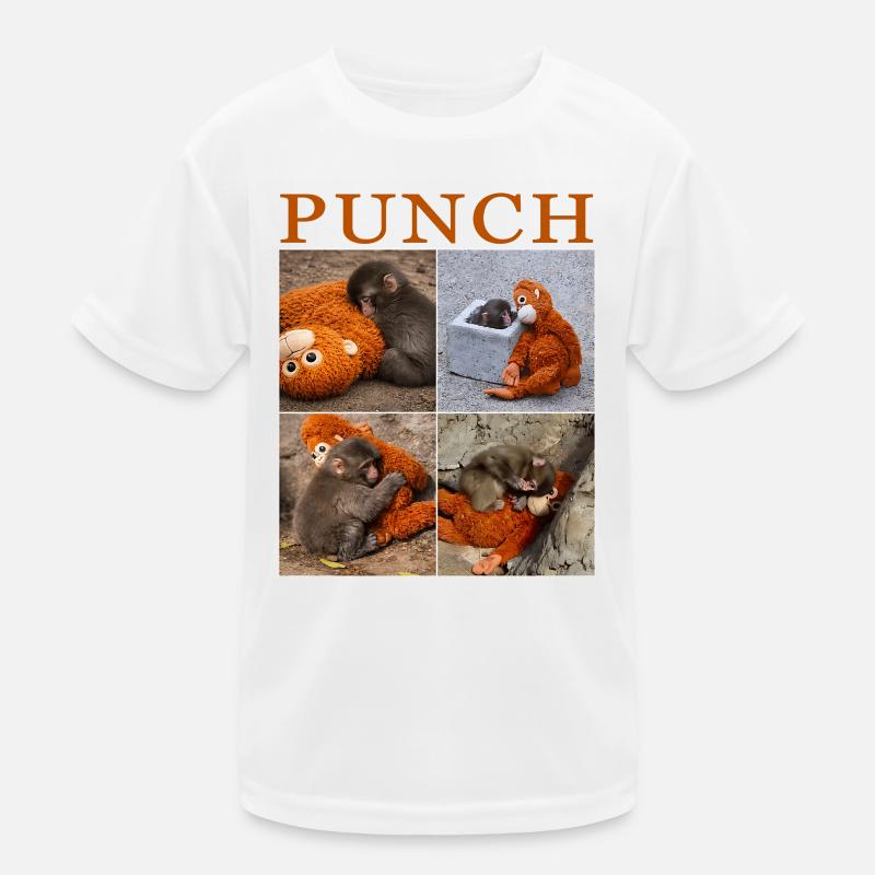 Team Monkey Punch  Kinder Funktions-T-Shirt
