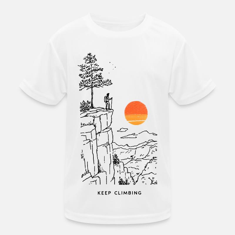 Sonnenuntergangs-Scheibe Kinder Funktions-T-Shirt