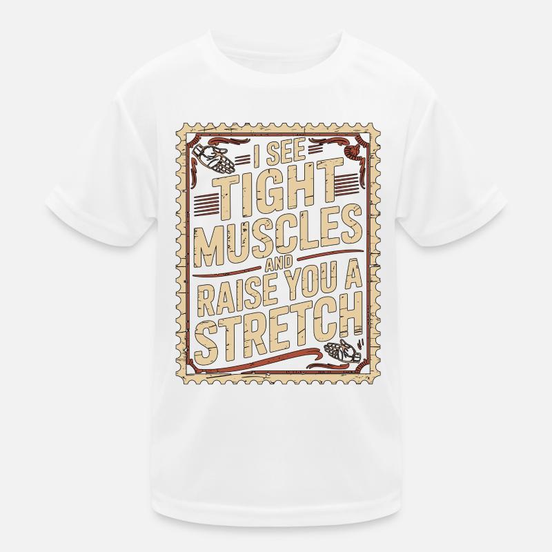 Hand Therapist I See Tight Muscles Physiotherapist Kinder Funktions-T-Shirt