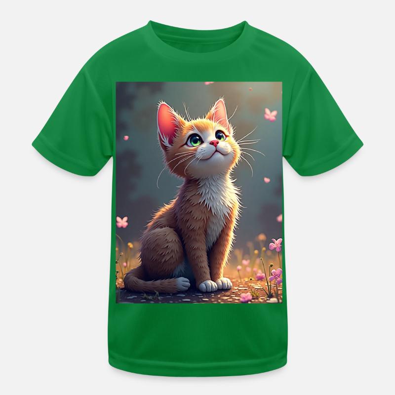 chaton_mignon Kids Functional T-Shirt