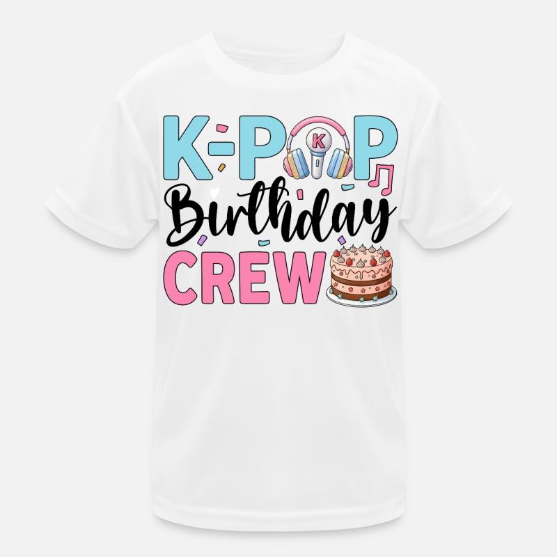 Équipe d’anniversaire K-Pop T-shirt sport Enfant