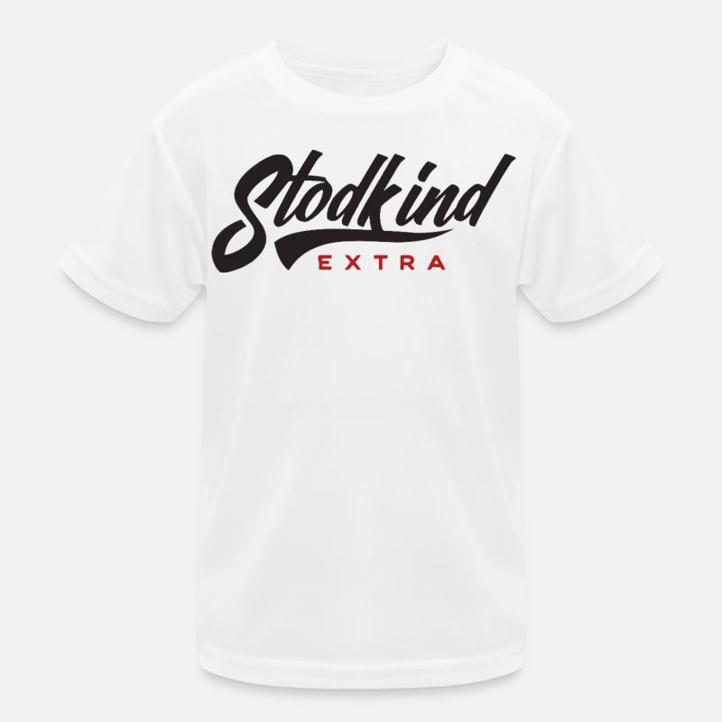 Stodkind Extra Black Kids Functional T-Shirt