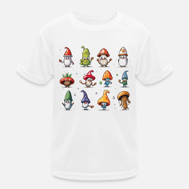 Parade des Gnomes Champignons T-shirt sport Enfant