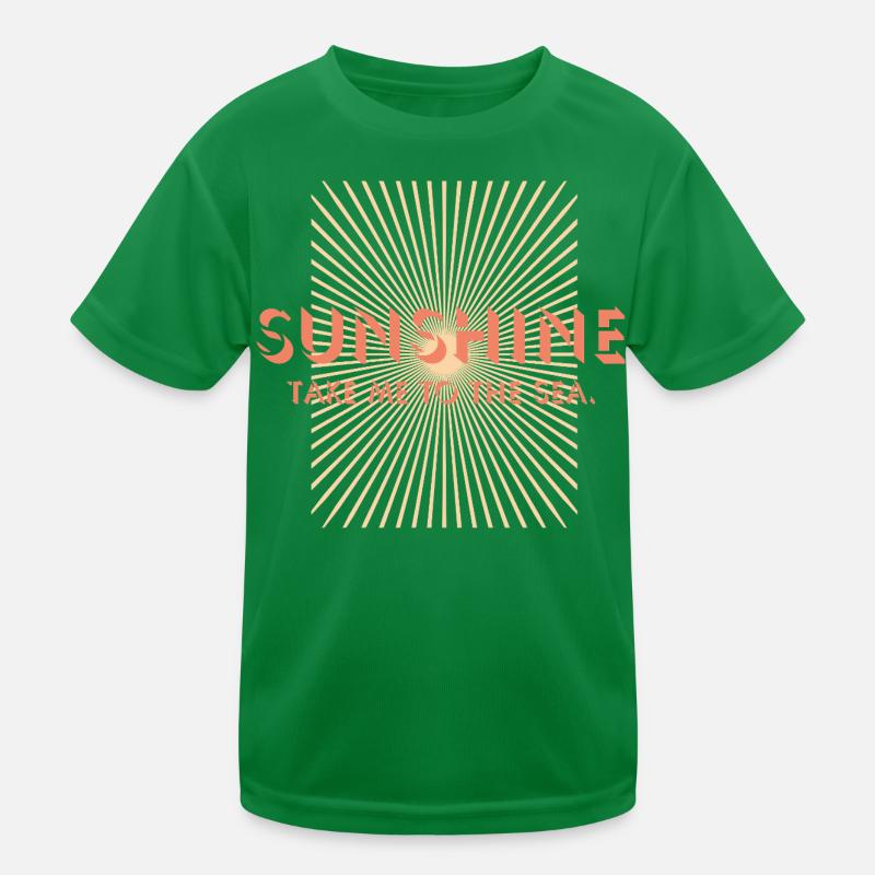 Rayon de soleil, emmène-moi à la plage T-shirt sport Enfant