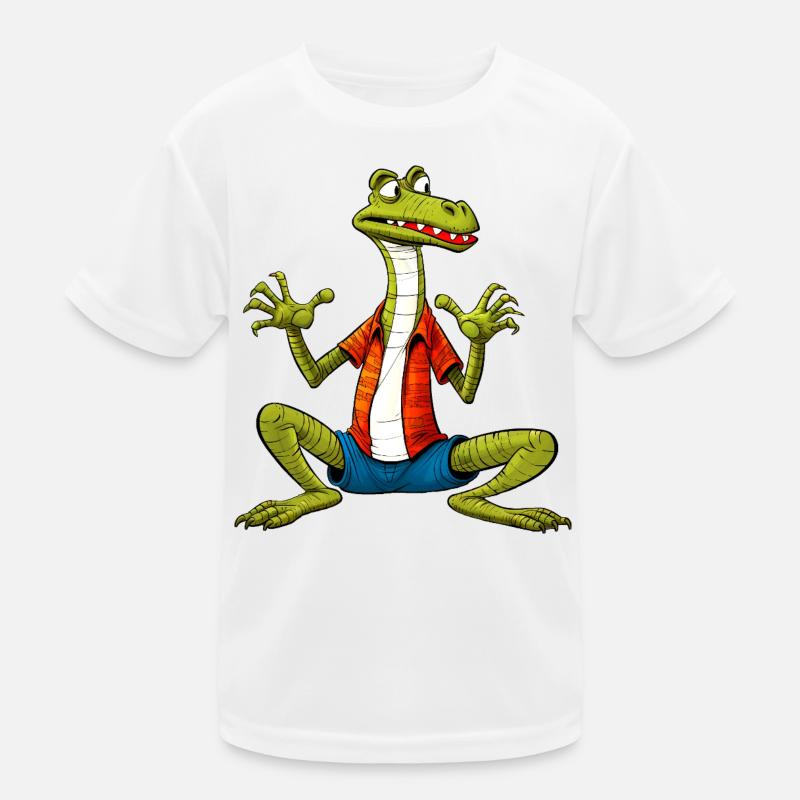 Yogi Eidechse Kinder Funktions-T-Shirt