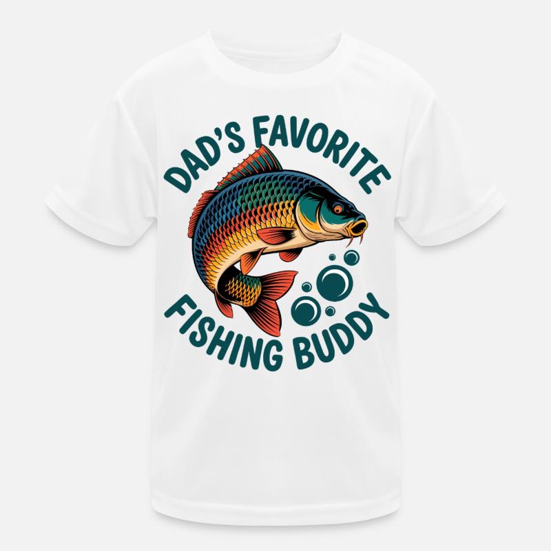 Pêcher avec papa T-shirt sport Enfant