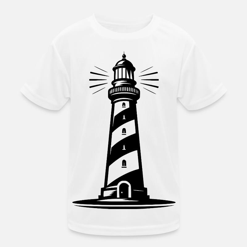Leuchtturm Kinder Funktions-T-Shirt
