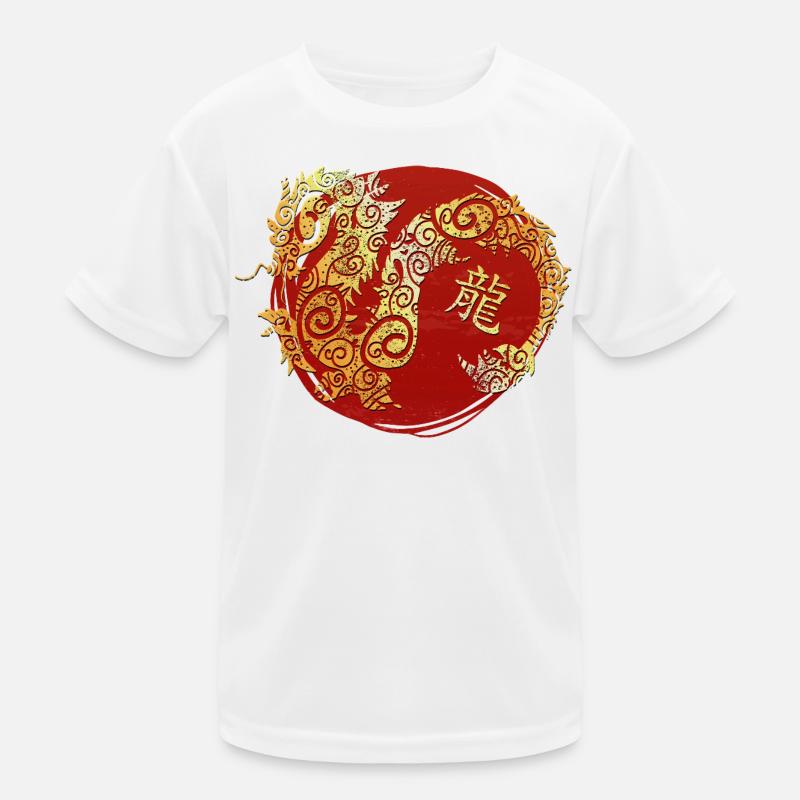 Drache Chinesisches Tierkreiszeichen Horoskop Kinder Funktions-T-Shirt