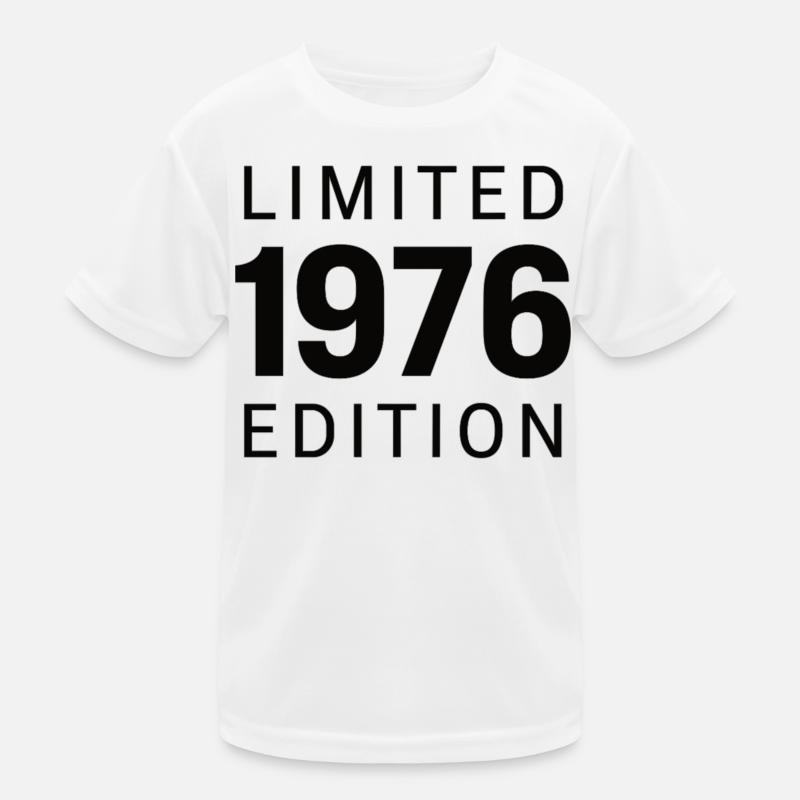 Édition limitée anniversaire vintage 1976 T-shirt sport Enfant