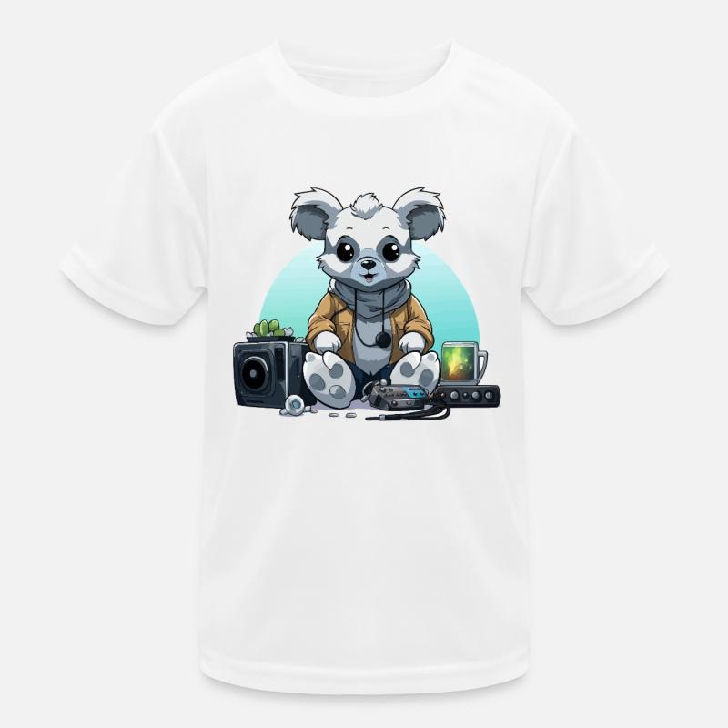 Panda DJ en sweat à capuche – Ambiance Studio T-shirt sport Enfant