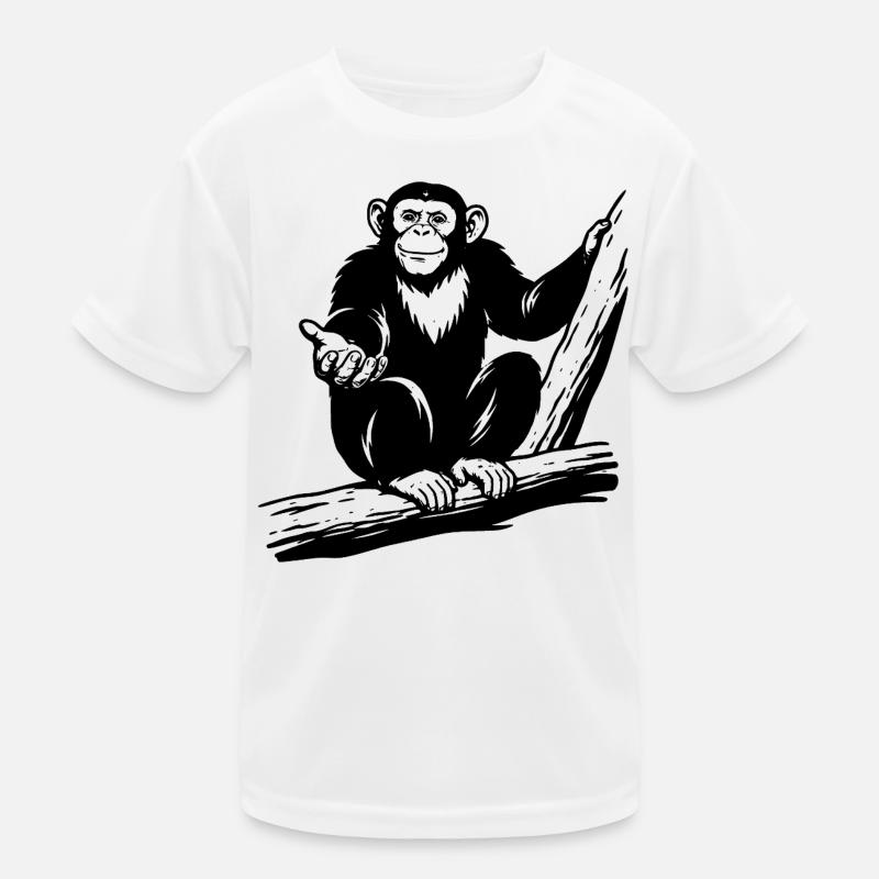 Chimpanzee Kids Functional T-Shirt