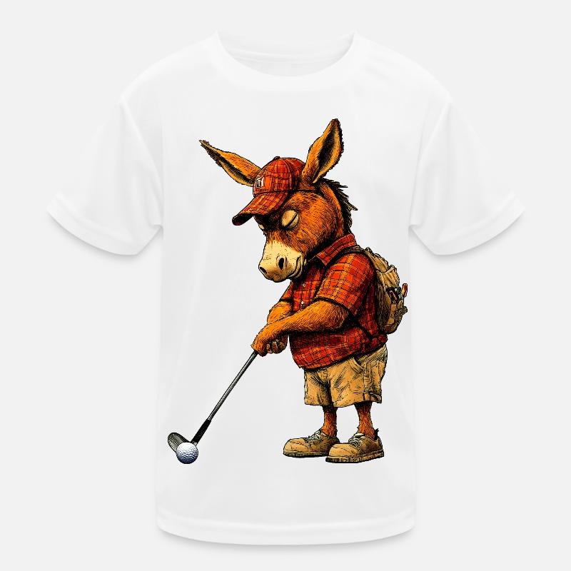 Âne de golf T-shirt sport Enfant