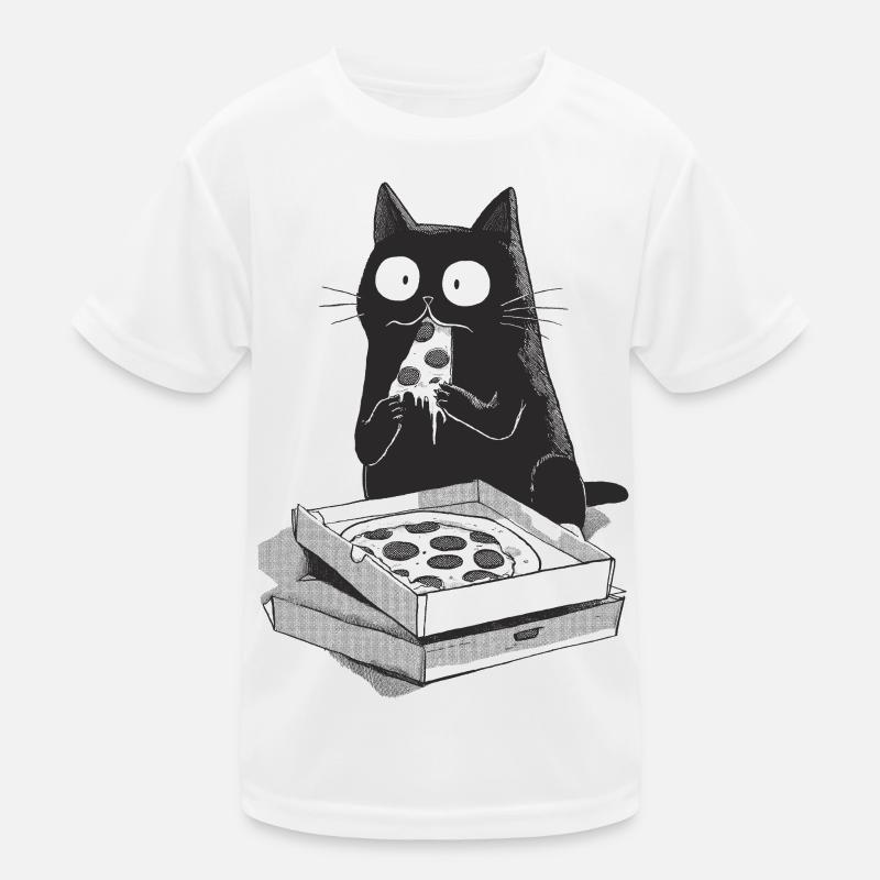 Pizza Cat Kids Functional T-Shirt