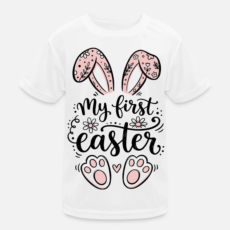 My First Easter - Osterhase Kinder Funktions-T-Shirt