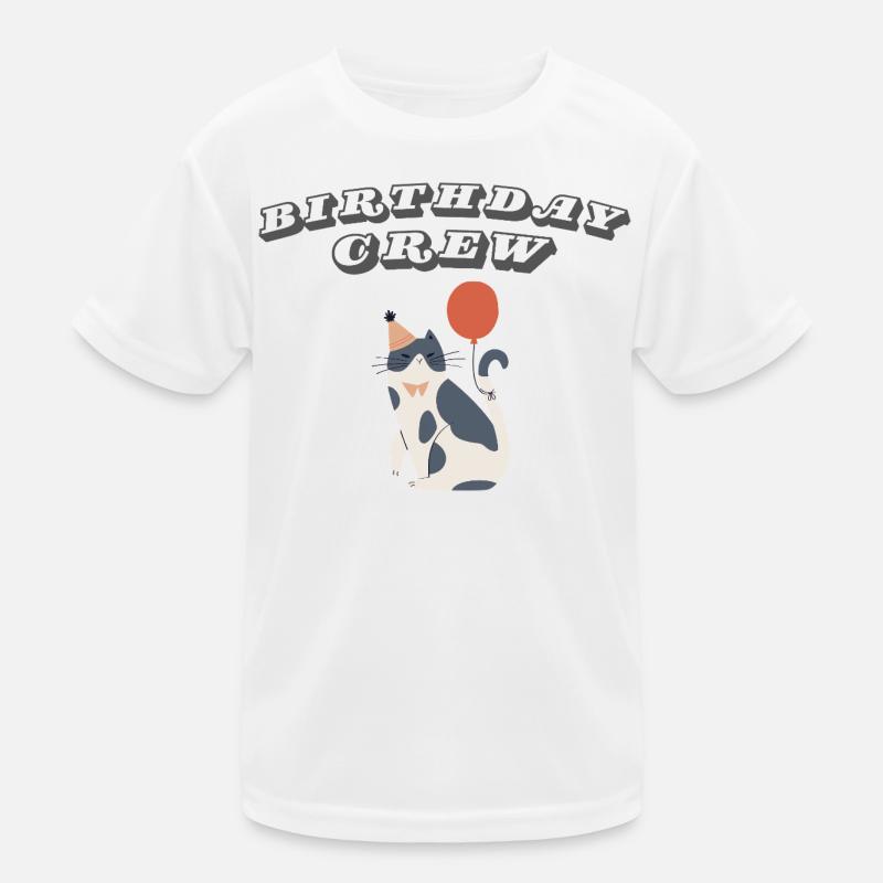 Birthday Crew Kinder Funktions-T-Shirt