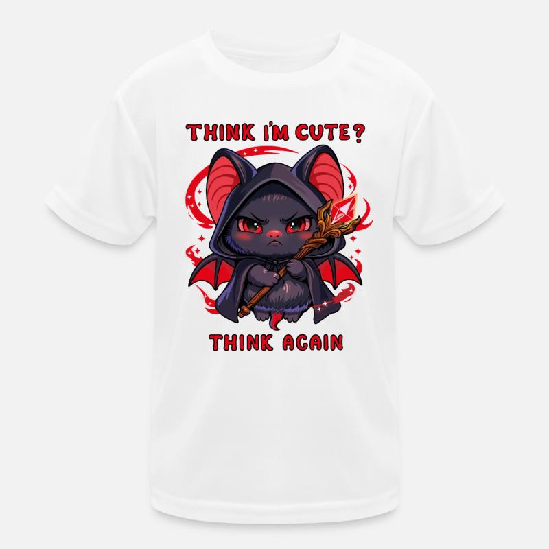 Cute Bat | Dark and fun design Kids Functional T-Shirt