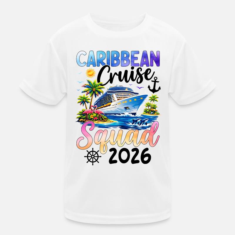 Équipe de croisière dans les Caraïbes 2026 T-shirt sport Enfant
