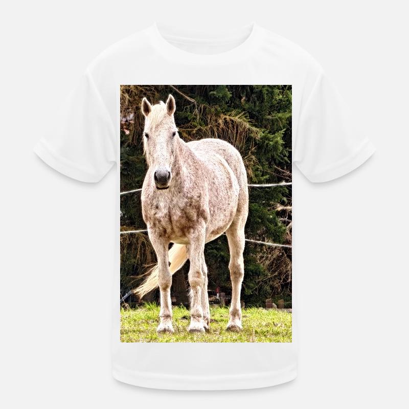 Affiche de portrait de cheval Apple T-shirt sport Enfant