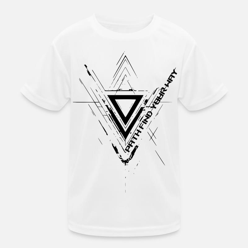 Path Find Your Way Kids Functional T-Shirt