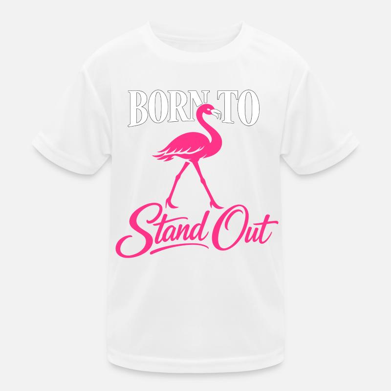 Flamingo Statement Kinder Funktions-T-Shirt