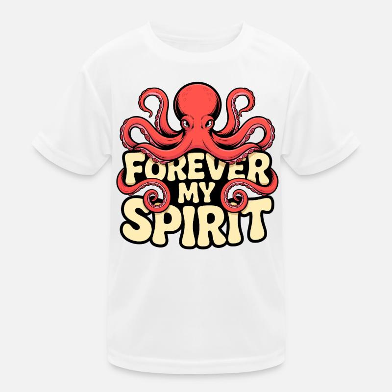Vibrations de pieuvre T-shirt sport Enfant
