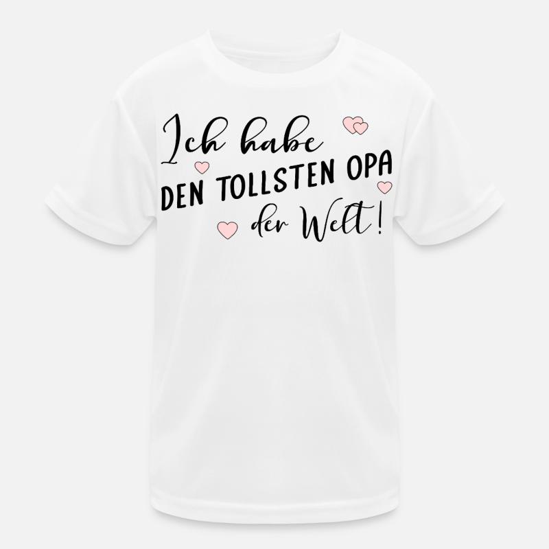 Komplimente Opa Kinder Funktions-T-Shirt