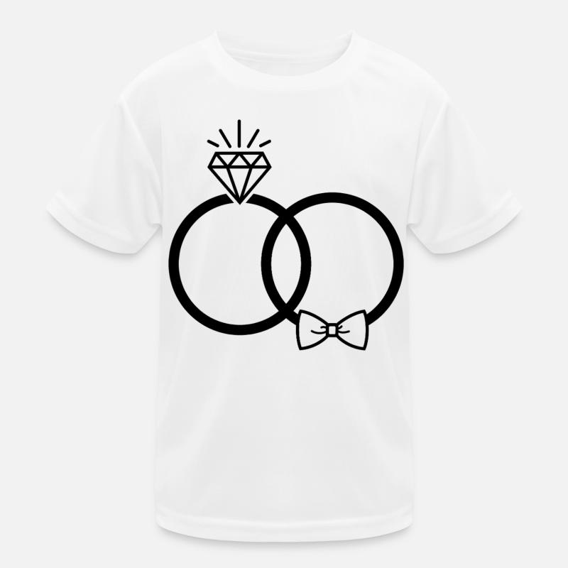 Eheringe Kinder Funktions-T-Shirt