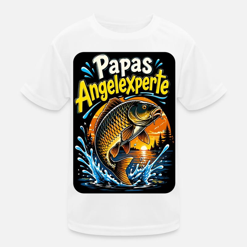Papas Angelexperte Kinder Funktions-T-Shirt