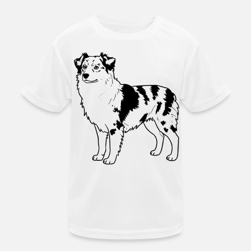 Australian Shepherd Kinder Funktions-T-Shirt
