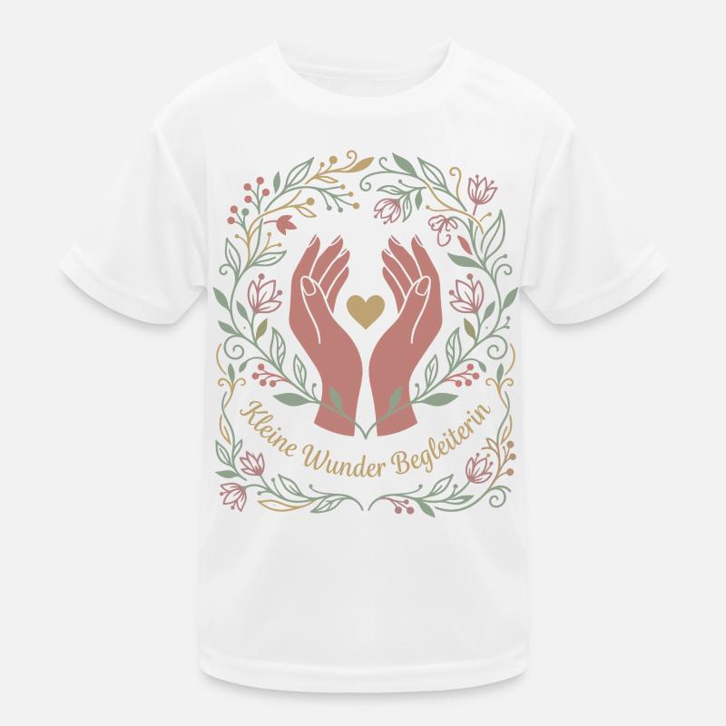 Hebamme, Geburtshilfe Kinder Funktions-T-Shirt
