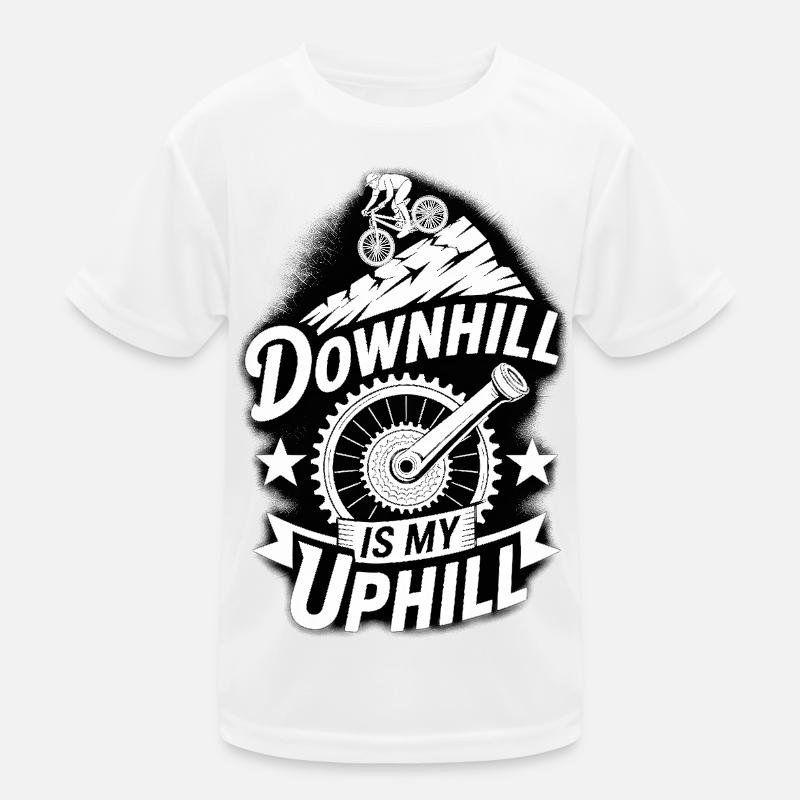 VTT, Descente, Action du cyclisme T-shirt sport Enfant