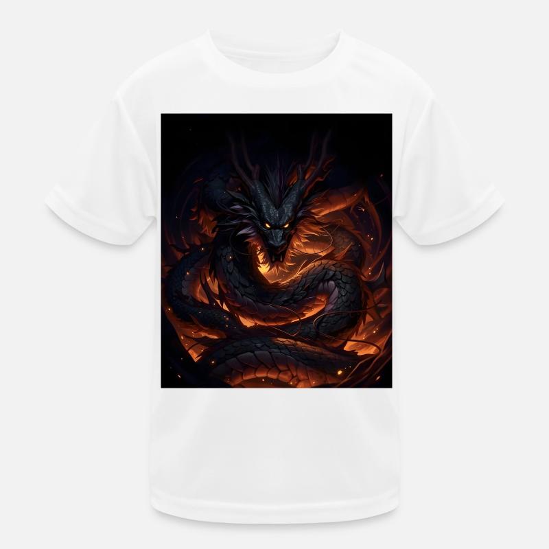 Dragon de lave dans Shadowfire T-shirt sport Enfant