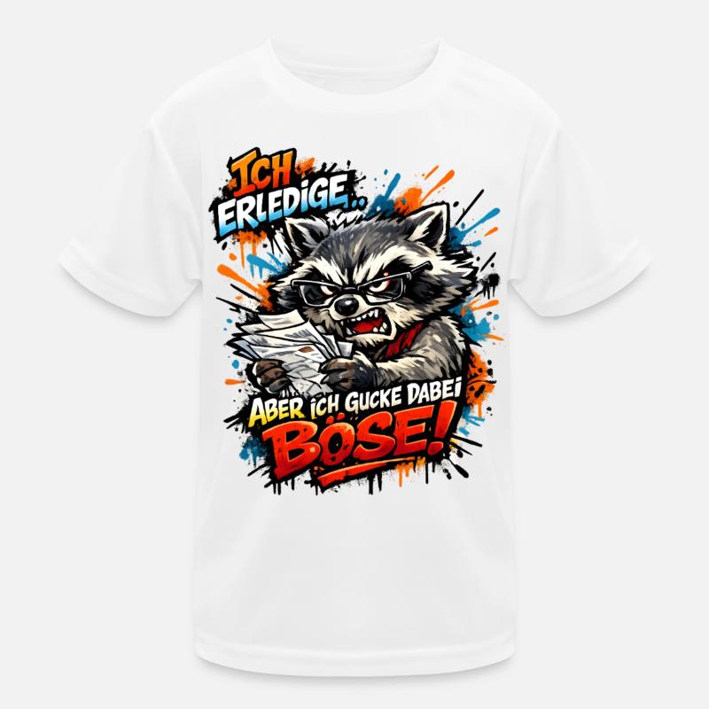 Ich mach das aber ich gucke dabei böse Kinder Funktions-T-Shirt