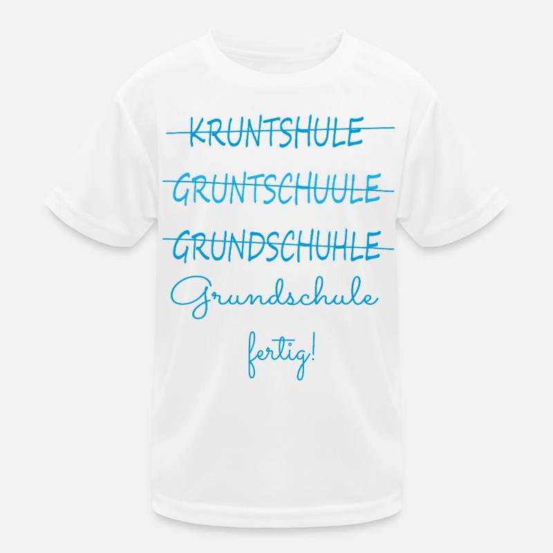 Fertig mit der Grundschule 2026 Kinder Funktions-T-Shirt