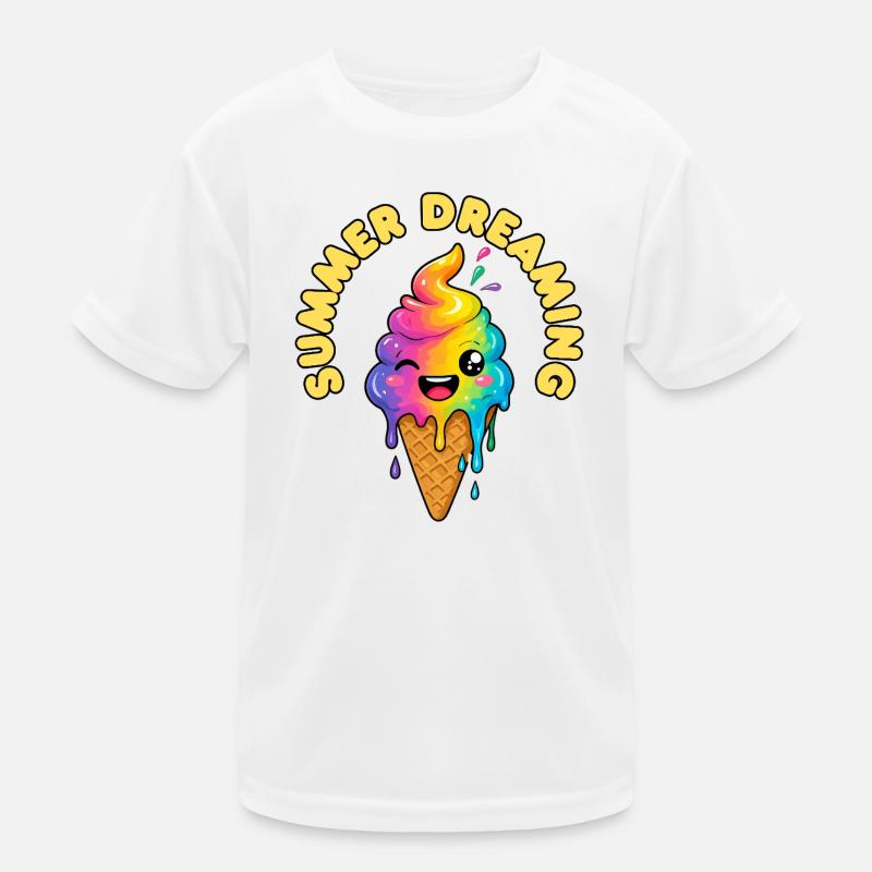 Summer Dreaming - Kids Functional T-Shirt - white