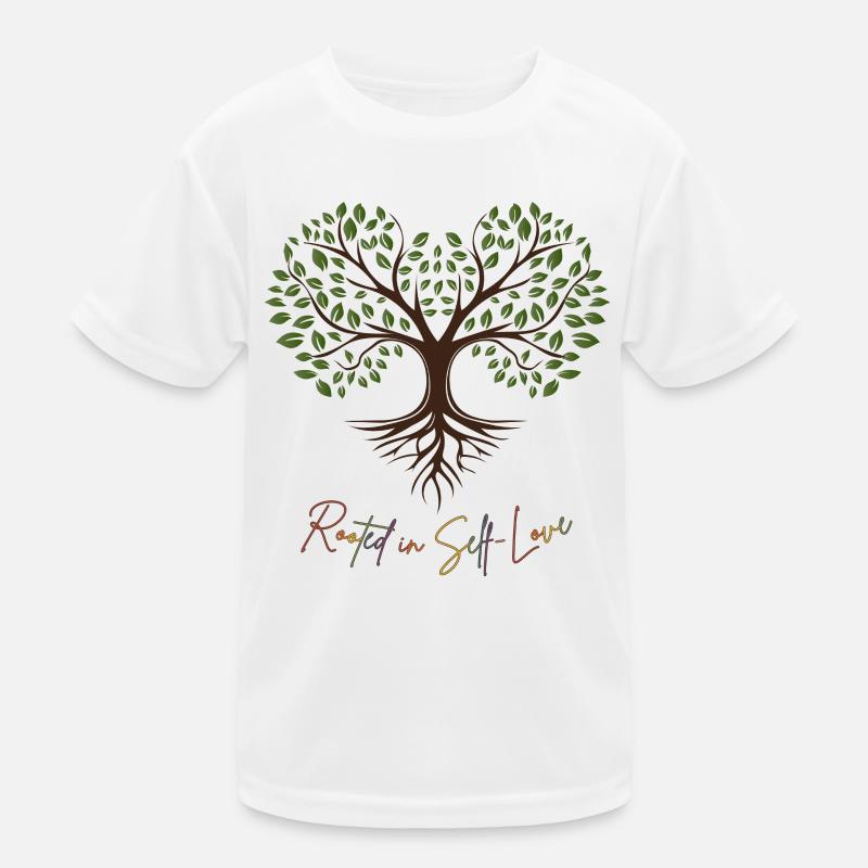 Wurzelkraft: Selbstliebe Baum Kinder Funktions-T-Shirt