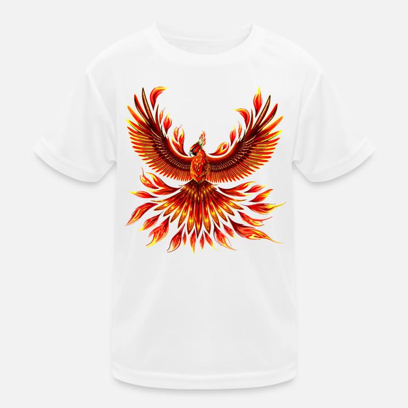 Phoenix Fire Bird Kids Functional T-Shirt