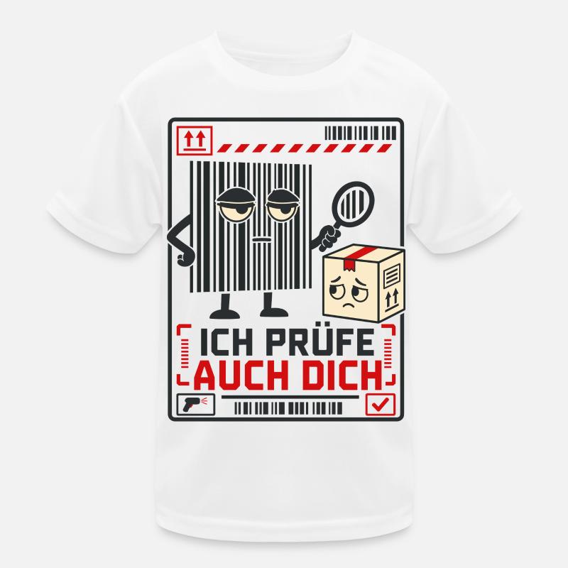 Ich prüfe auch dich Kinder Funktions-T-Shirt