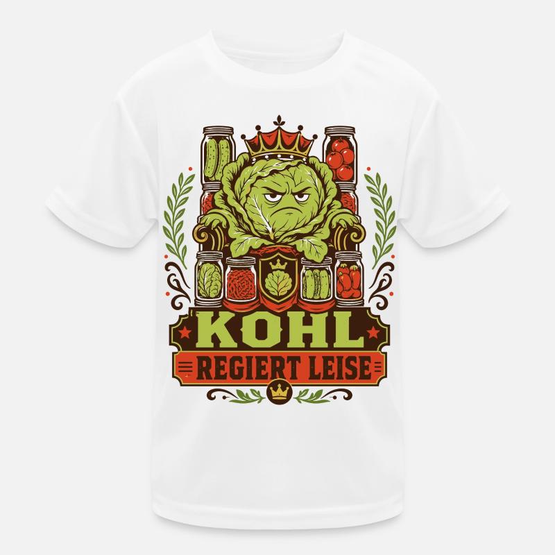 Kohl regiert leise Kinder Funktions-T-Shirt