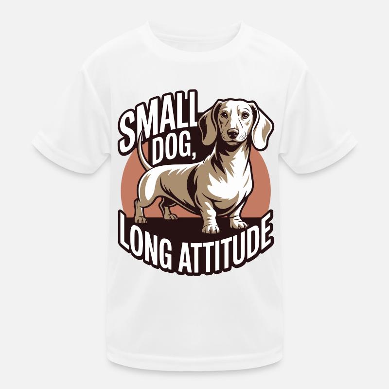 Attitude teckel T-shirt sport Enfant