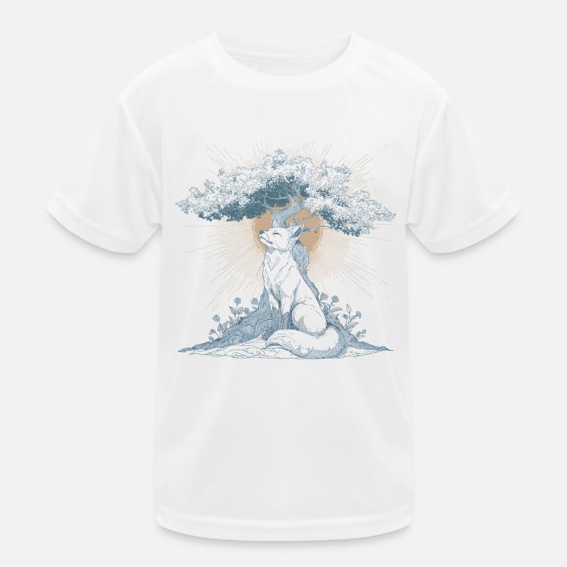 Mystic Fox - Enlightened Bonsai Kids Functional T-Shirt