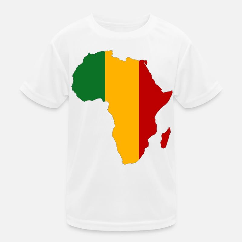 Mali Drapeau Afrique T-shirt sport Enfant
