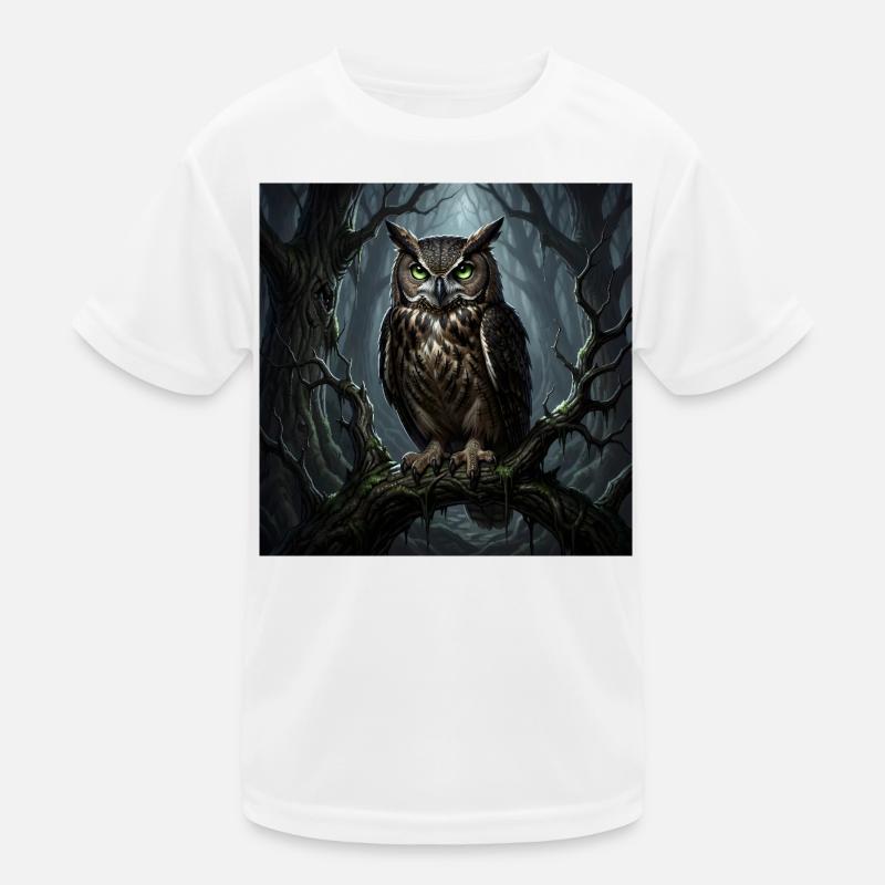 Uhu wächter des Waldes Kinder Funktions-T-Shirt