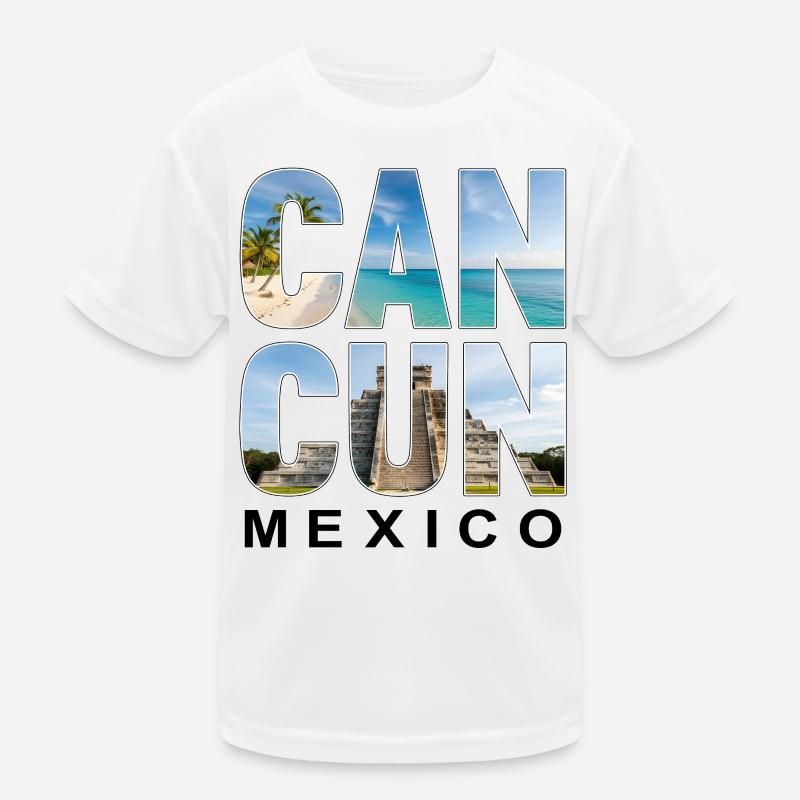 Cancun Mexico Kinder Funktions-T-Shirt