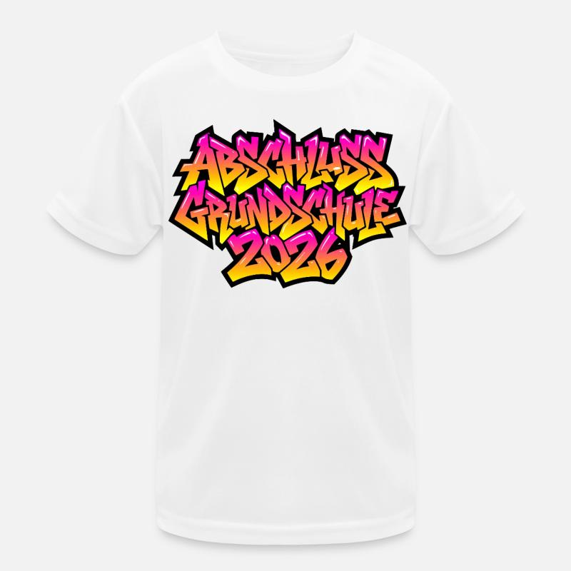 Elementary School Graduation 2026 Graffiti Kids Functional T-Shirt