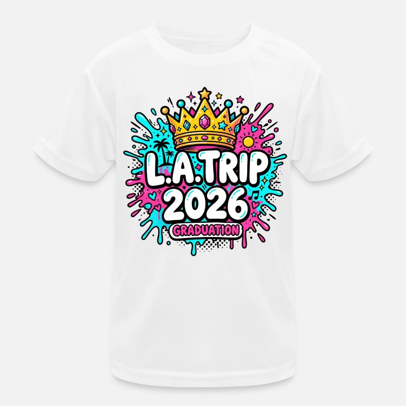 LA Trip 2026 Kinder Funktions-T-Shirt