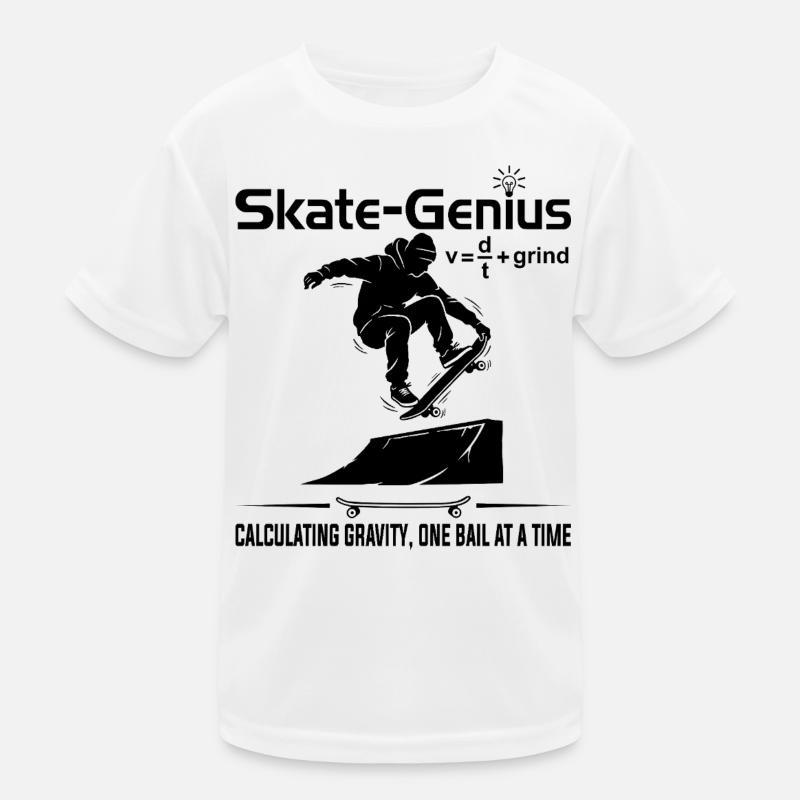 Skate Genius at Grind Kids Functional T-Shirt