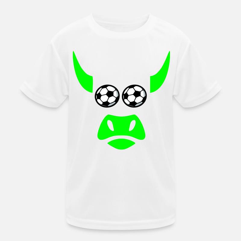 Fußball Grillfleisch Kinder Funktions-T-Shirt